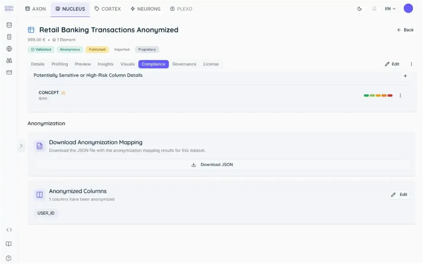 Download and use your anonymized data