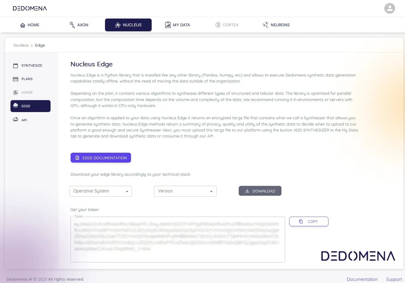 Nucleus Edge: Data Synthesis Meets Edge Computing